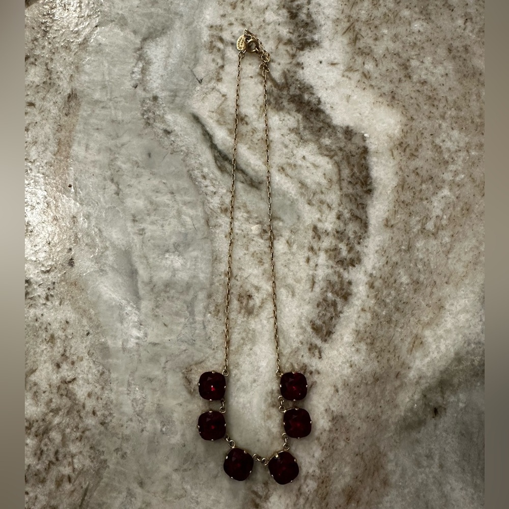 Catherine Popesco Red and Gold Necklace